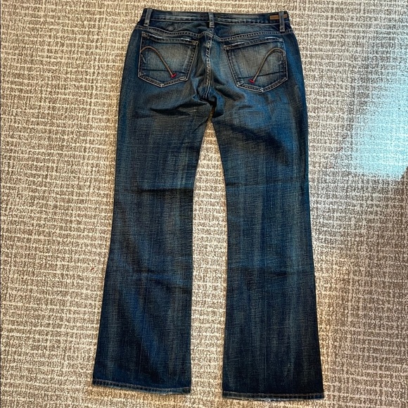 Women’s GUESS Premium Dark Blue Denim Jeans - Picture 4 of 7